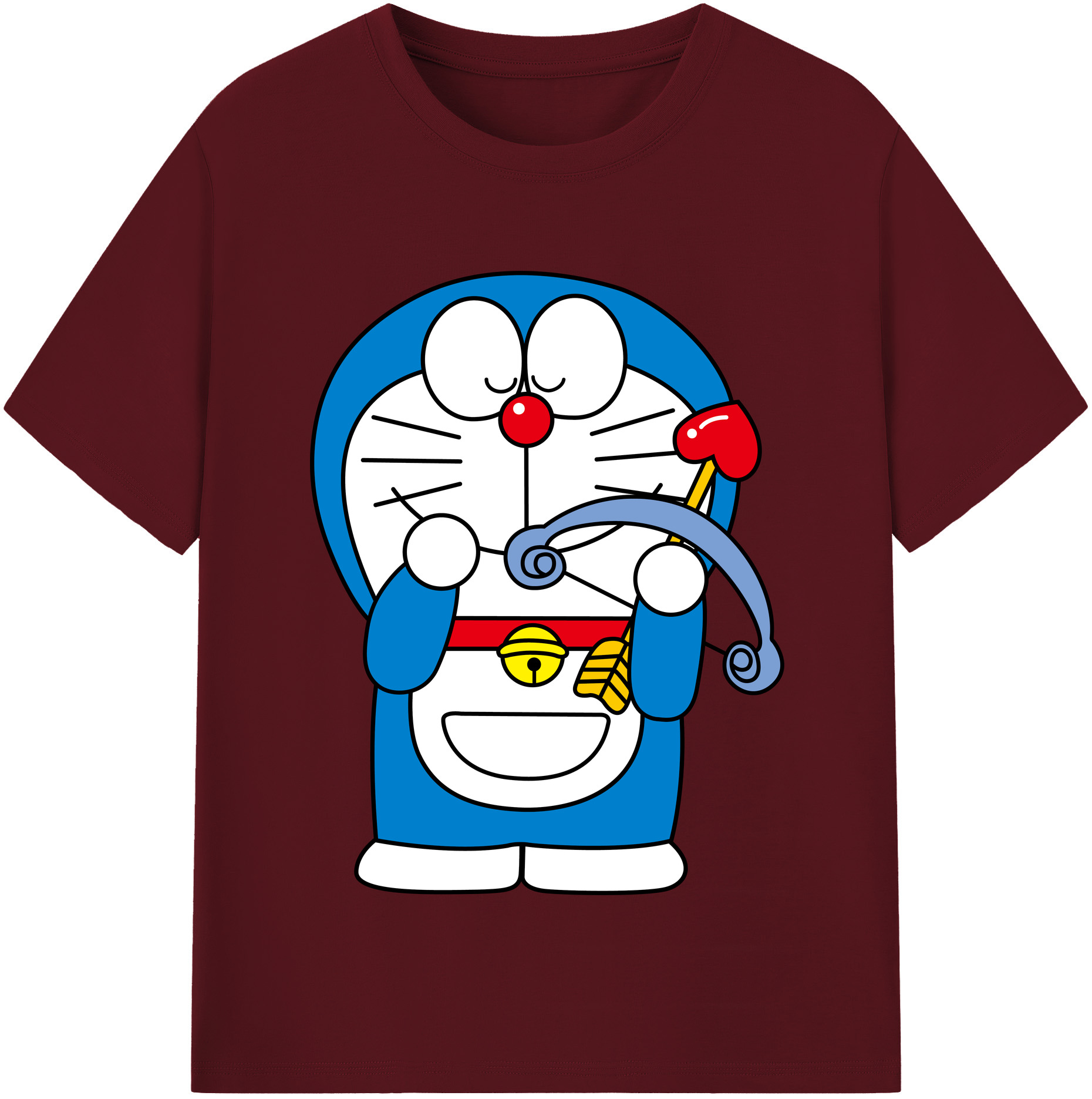 （画像用） ドラえもん Doraemon 綿100％半袖Tシャツ（フロントプリント）